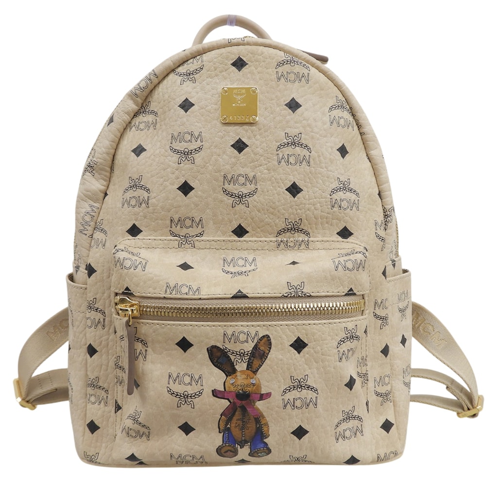 エムシーエム ヴィセトス クラシックラビット バッグパック リュック・デイパック レディース レザー ベージュ