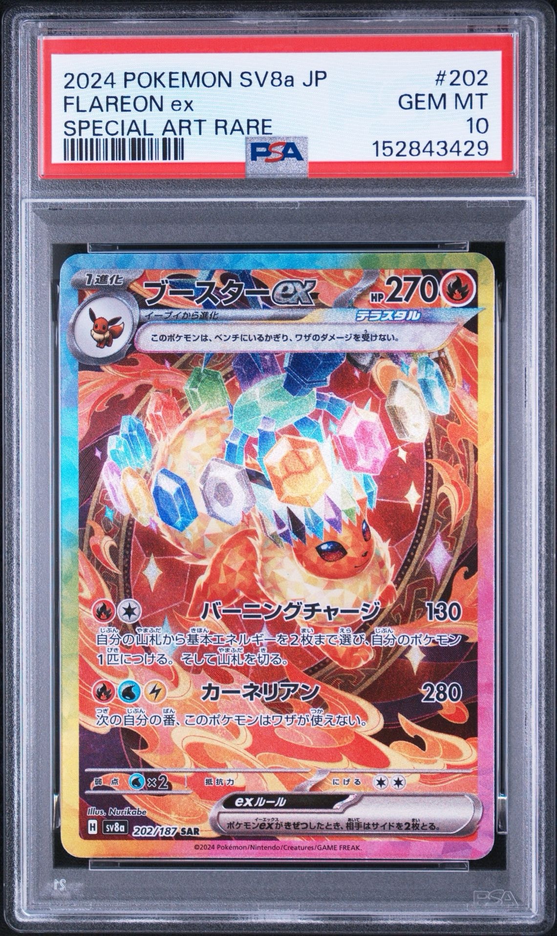 ブースターex SAR 202/187 テラスタルフェスex TAG10 ブースターex SAR [SV8a 202/187](ハイクラスパック「テラスタルフェス
