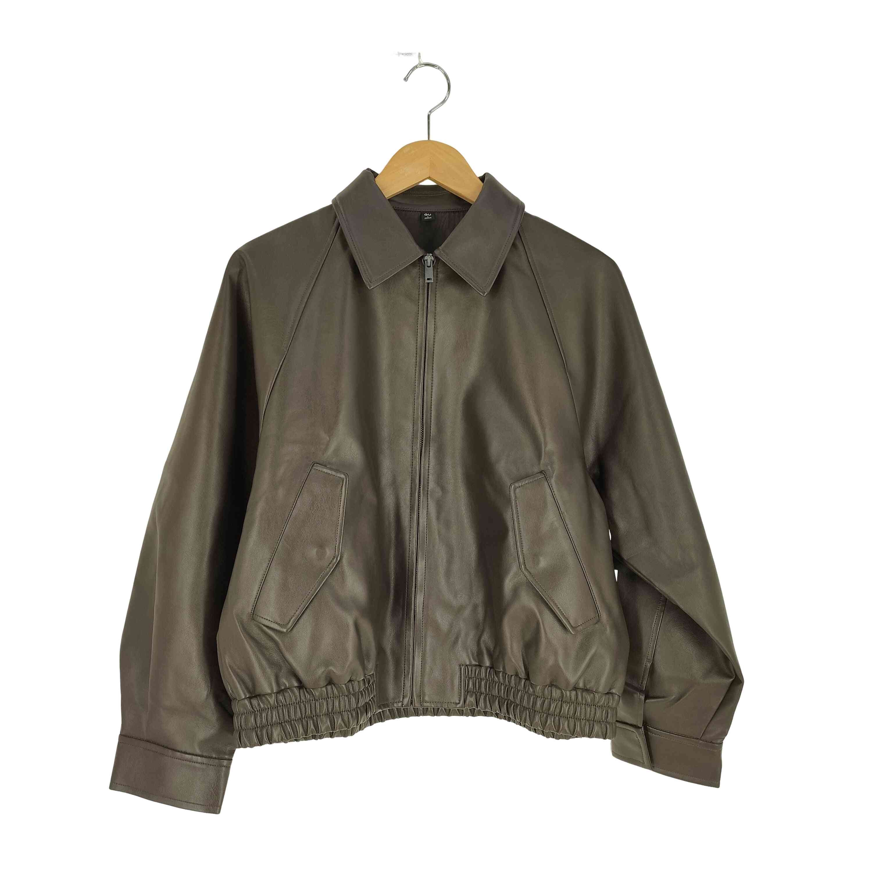 フェイクレザーハリントンジャケット【1142367026459】