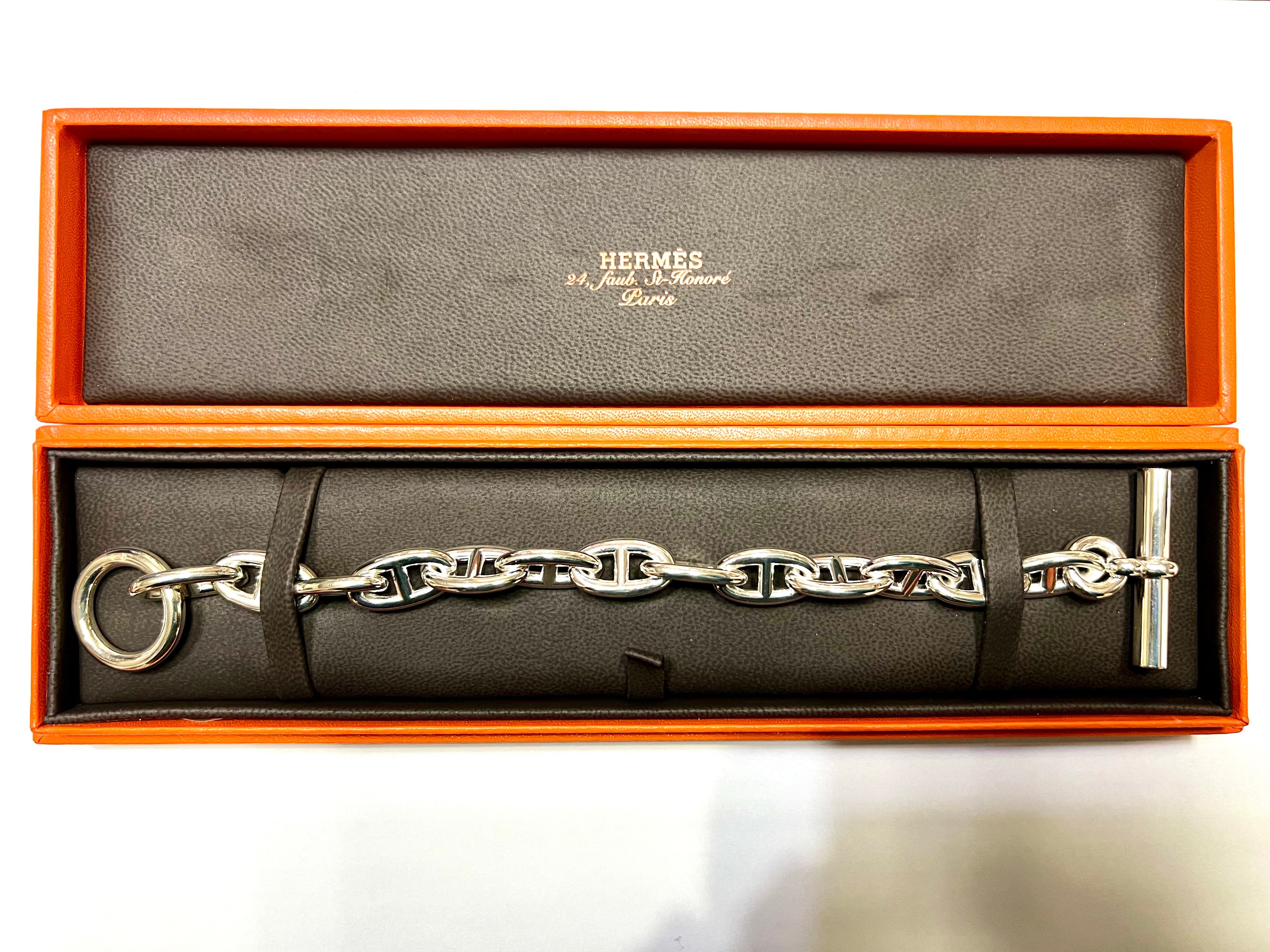 Hermes Chaine D'ancre GM Bracelet "Silver"