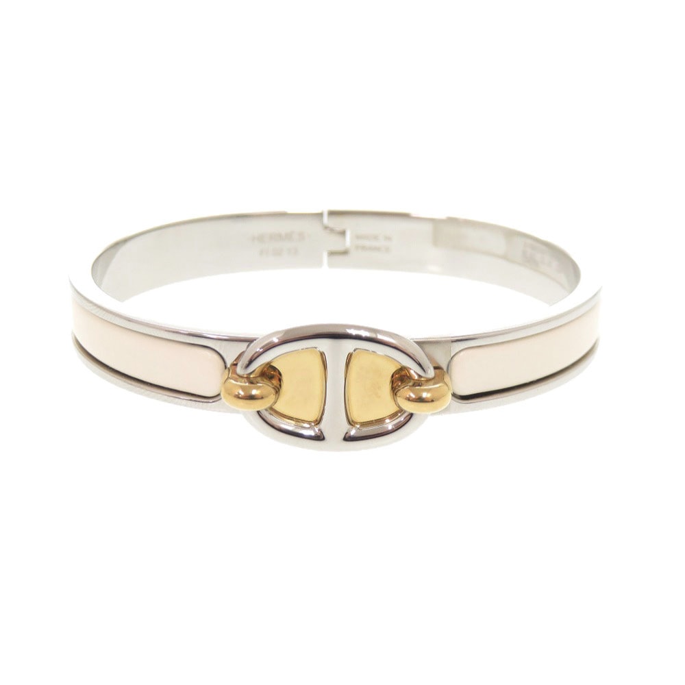 エルメス  ミニクリック シェーヌダンクル   メタル  アイボリ