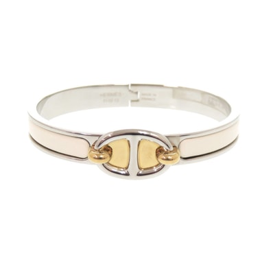 エルメス ミニクリック シェーヌダンクル メタル アイボリ