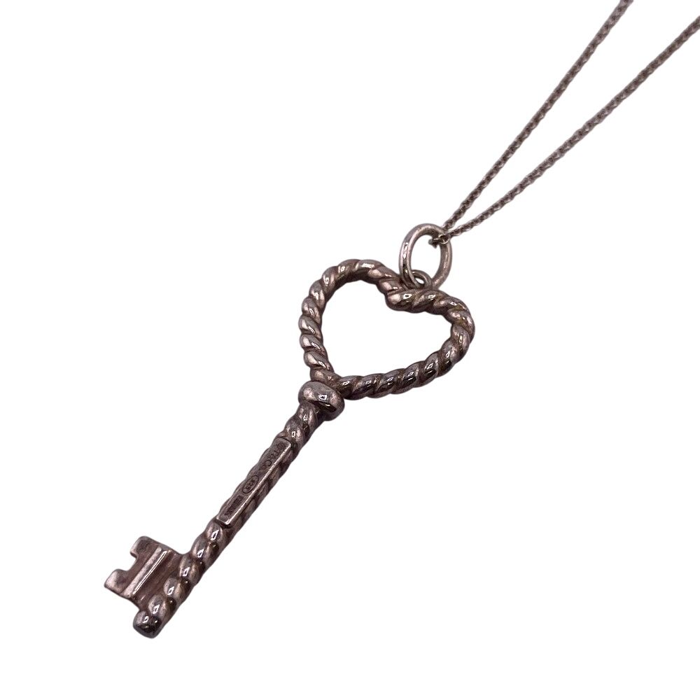 ティファニー TIFFANY&Co. ネックレス ハートキー シルバー