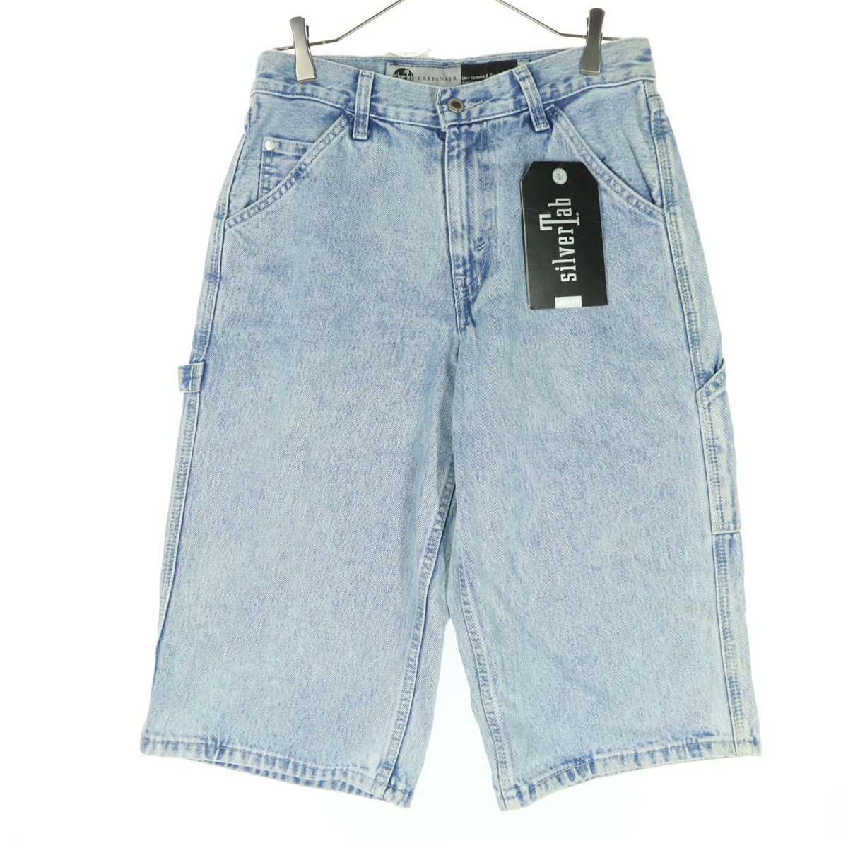 Levi's リーバイス シルバータブ バギーショーツ ハーフパンツ S ブルー系 カーペンターショーツ