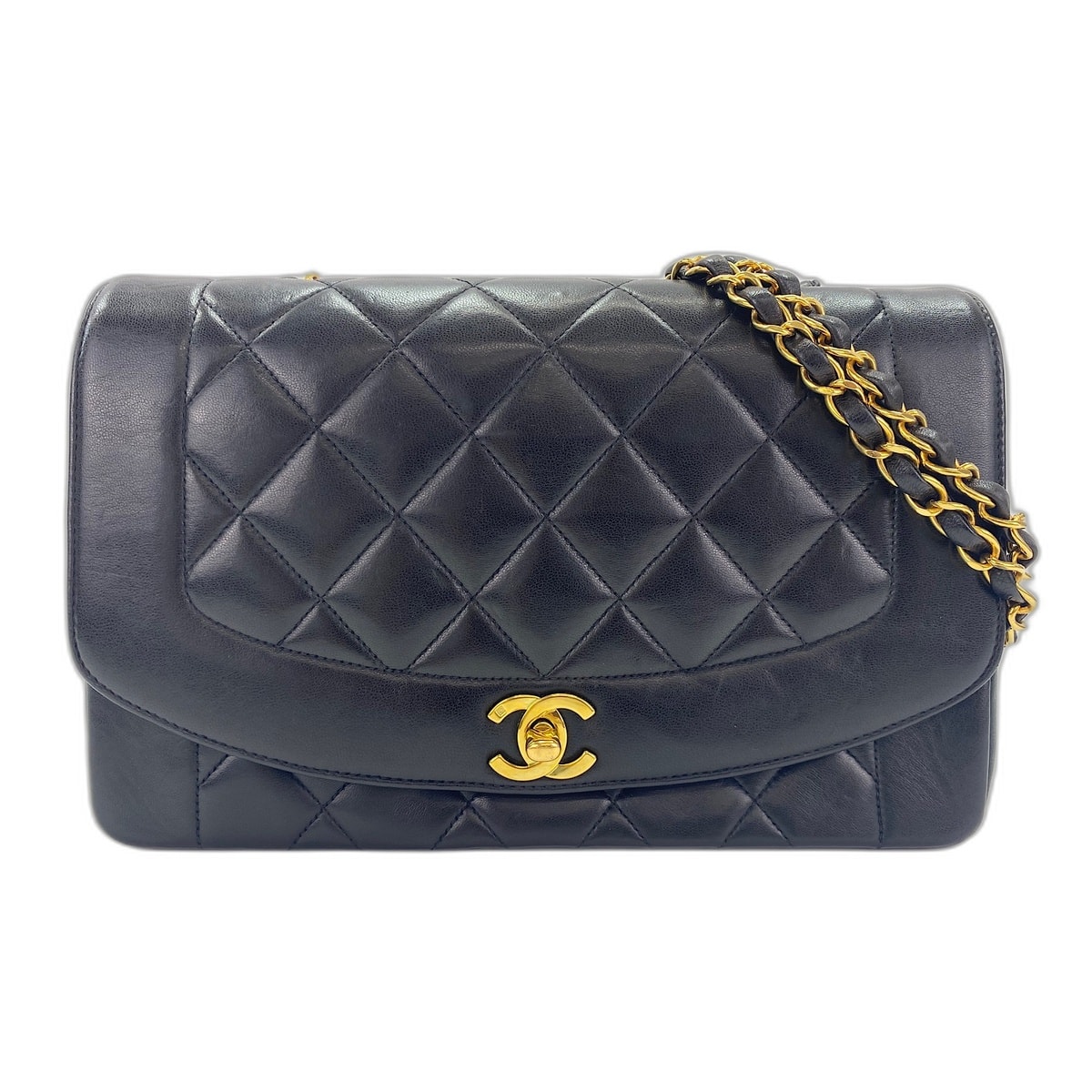 シャネル CHANEL ラムスキン 25 ショルダーバッグ【中古】