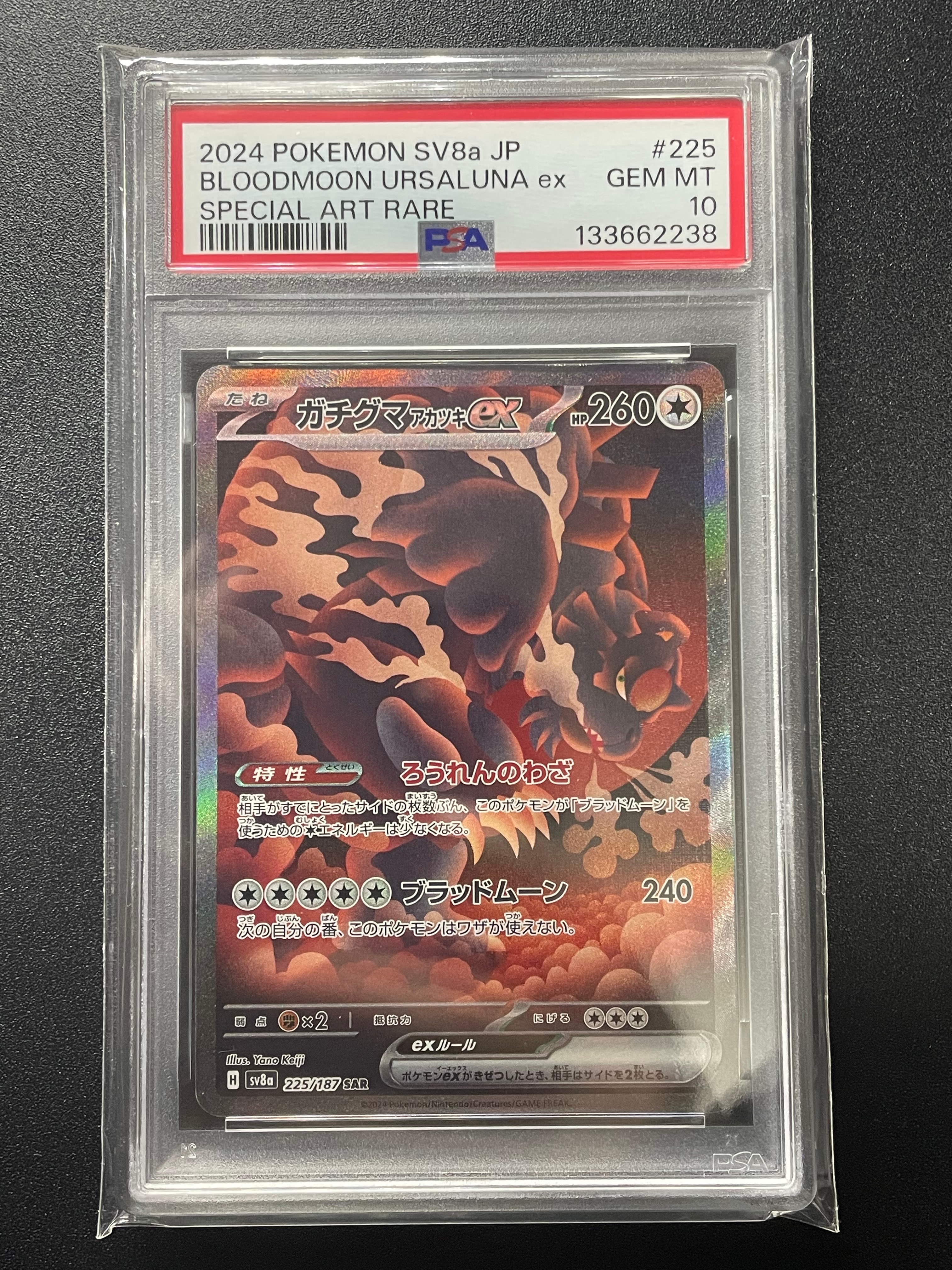 ガチグマ アカツキex SAR [SV8a 225/187](ハイクラスパック「テラスタルフェスex」)