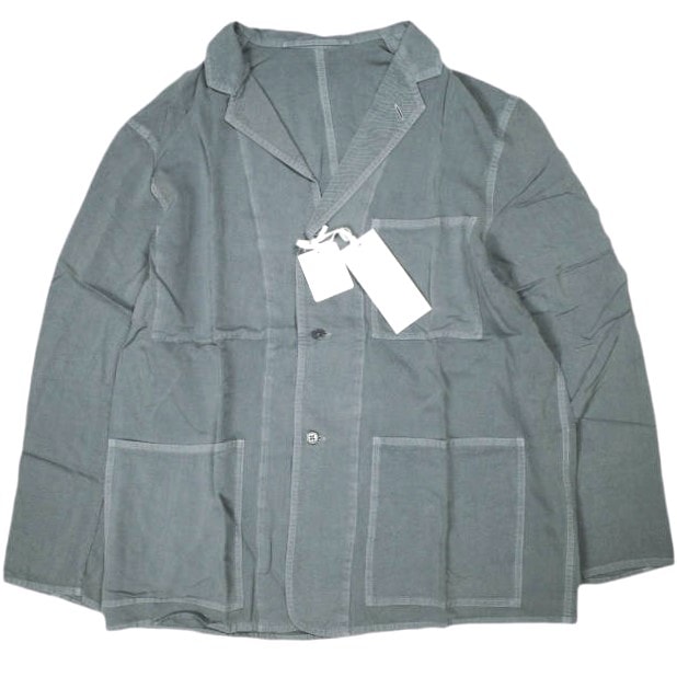 新品 Graphpaper グラフペーパー 日本製 Soft Cupro Jacket 製品染め ソフトキュプラジャケット GM191-20006 2 GRAY アウター g24675