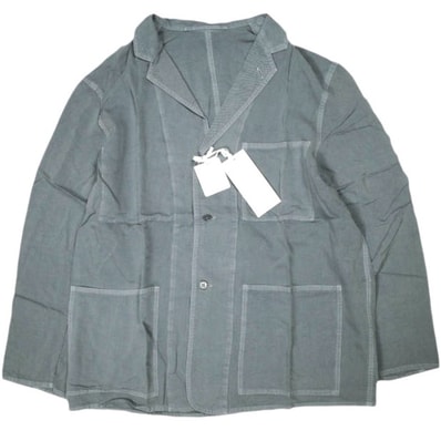 新品 Graphpaper グラフペーパー 日本製 Soft Cupro Jacket 製品染め ソフトキュプラジャケット GM191-20006 2 GRAY アウター g24675