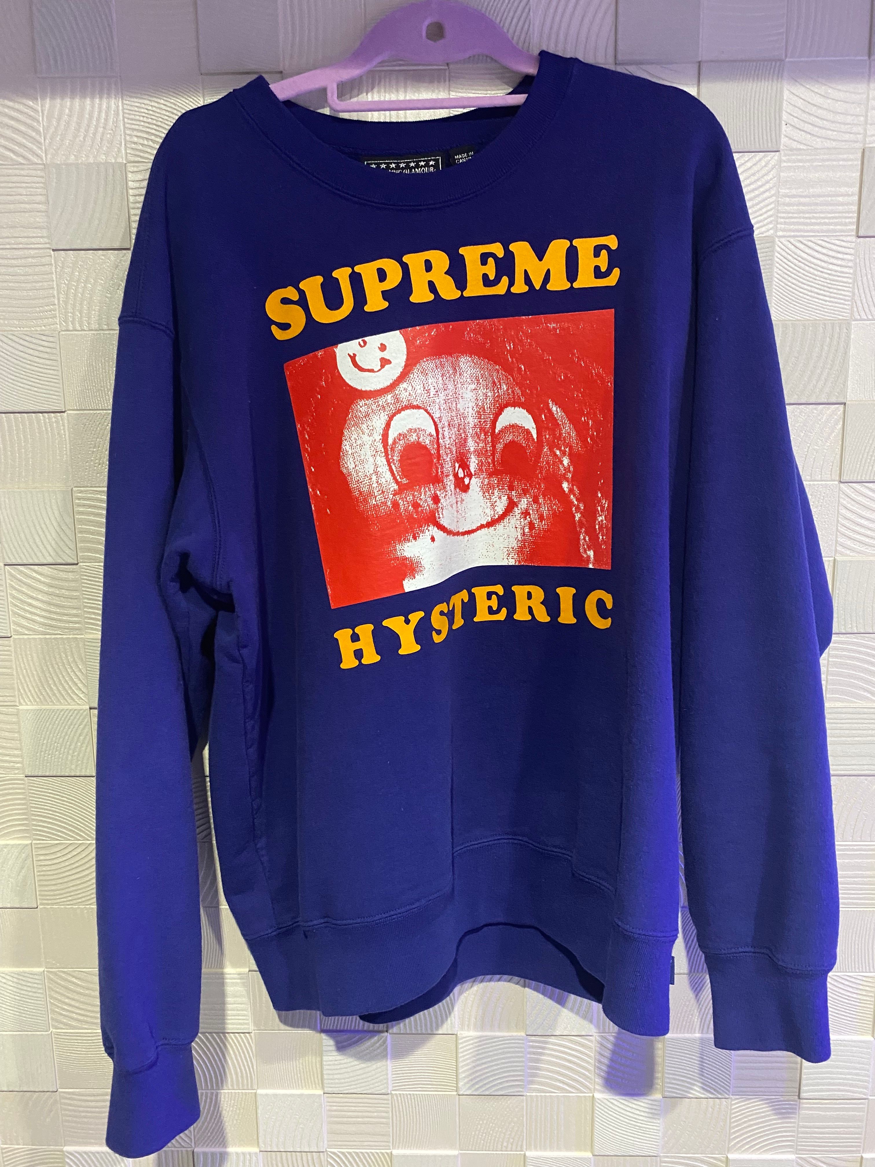 Supreme x HYSTERIC GLAMOUR Crewneck "Drak Royal"