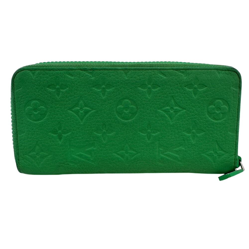 ルイヴィトン LOUIS VUITTON 長財布 モノグラムアンプラント ジッピーウォレット・ヴェルティカル ラウンドファスナー 縦型 エンボス M81549 ヴェールマント