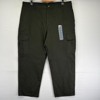 古着 美品 ディッキーズ Dickies パンツ カーゴパンツ タグ付き リップストップ 大きいサイズ w38 L30 グレー系 メンズ