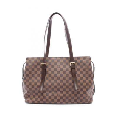 ルイ・ヴィトン LOUIS VUITTON チェルシー ダミエエベヌ トートバッグ バッグ PVCコーティングキャンバス レザー ダミエ エベヌ レディース ブラウン系 N51119 【中古】