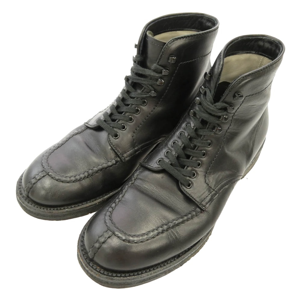 ALDEN オールデン 45491H TANKER BOOT Arknets 別注 クロムエクセル ミリタリーラスト プランテンションソール タンカーブーツ ブラック系 6.5【中古】
