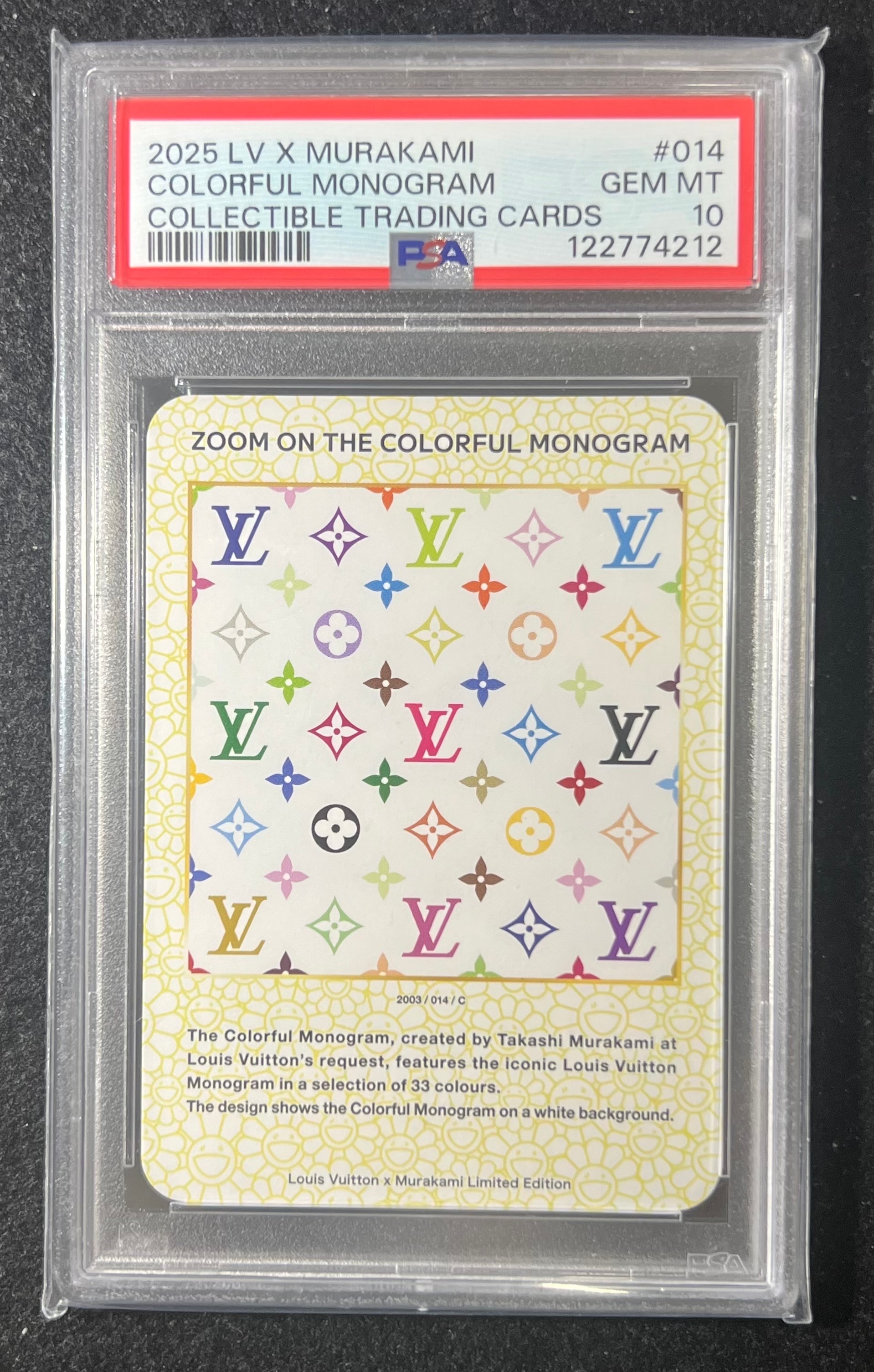 PSA10】ズームオン ザ カラフルモノグラム C [2003 / 014](ルイ