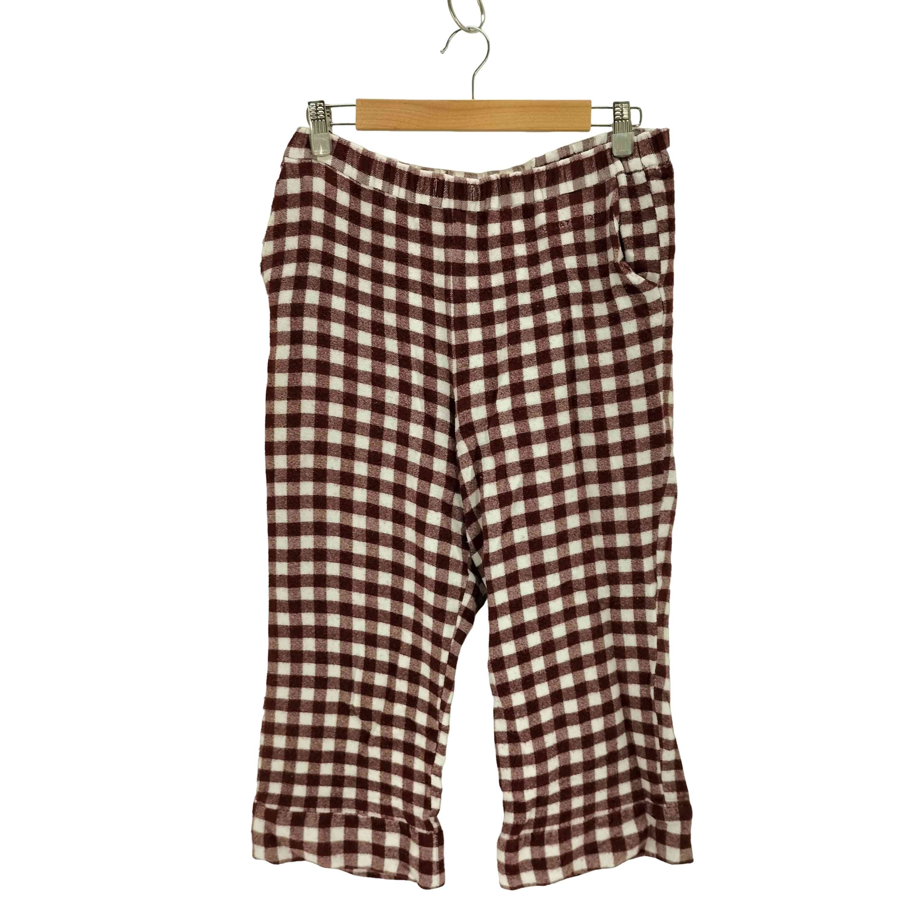 ネルギンガムチェックロングパンツ【1140856966378】