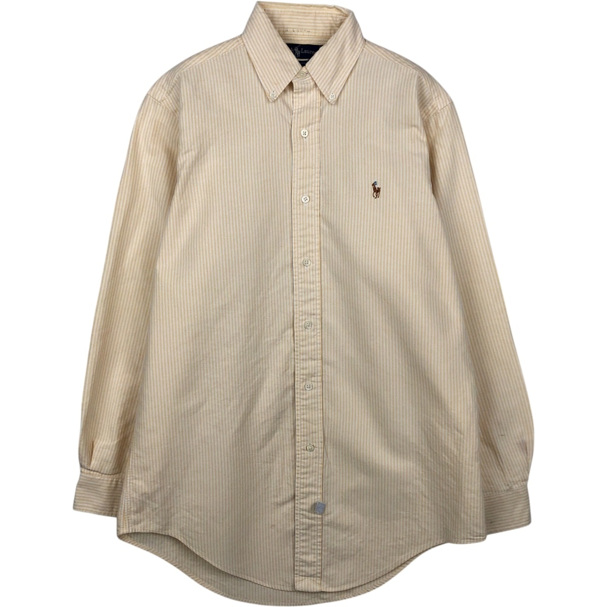 古着 ラルフローレン Ralph Lauren 長袖 ボタンダウンストライプシャツ メンズS相当/eaa621239