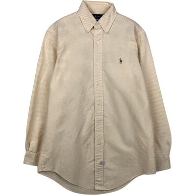 古着 ラルフローレン Ralph Lauren 長袖 ボタンダウンストライプシャツ メンズS相当/eaa621239