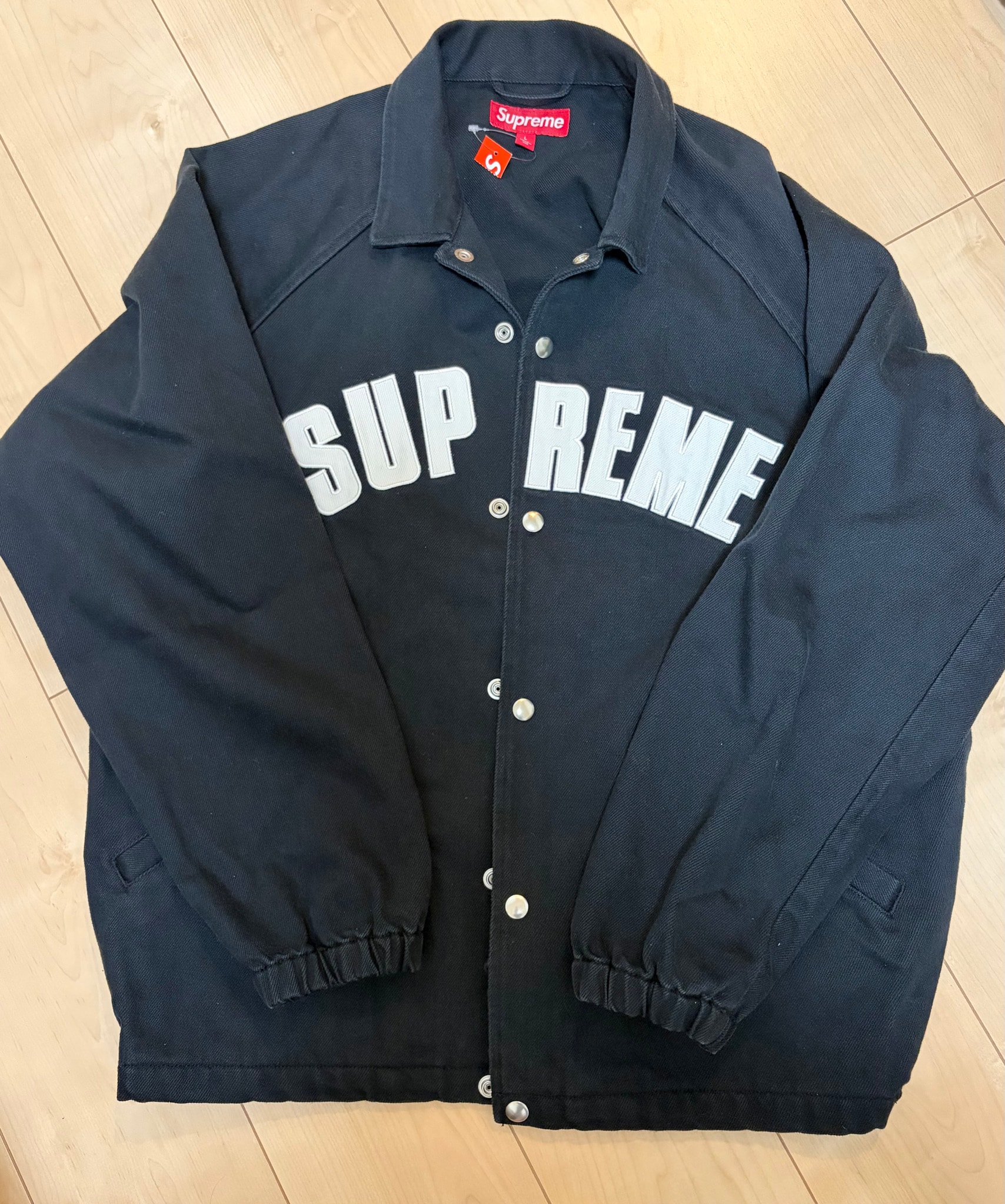 Supreme Arc Denim Coaches Jacket "Black"