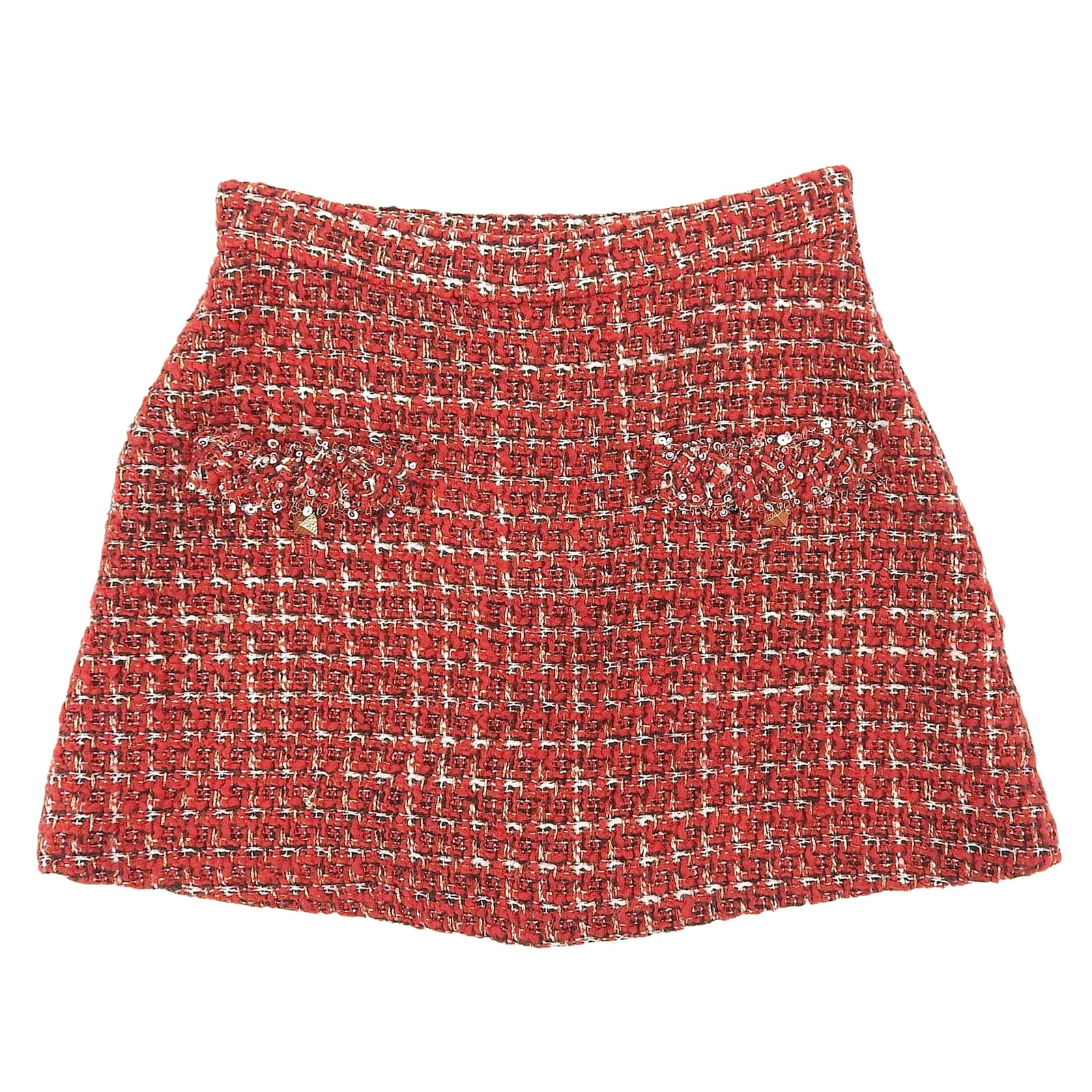 極美品 ヴァレンティノ ショートパンツ レッド  レディース 38 VB3RA769677