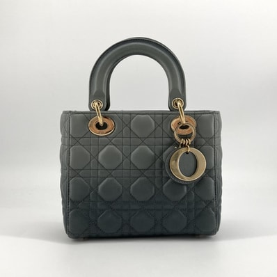Christian Dior(クリスチャンディオール) カナージュ 2WAY M0538O ハンドバッグ アンスラサイトグレー