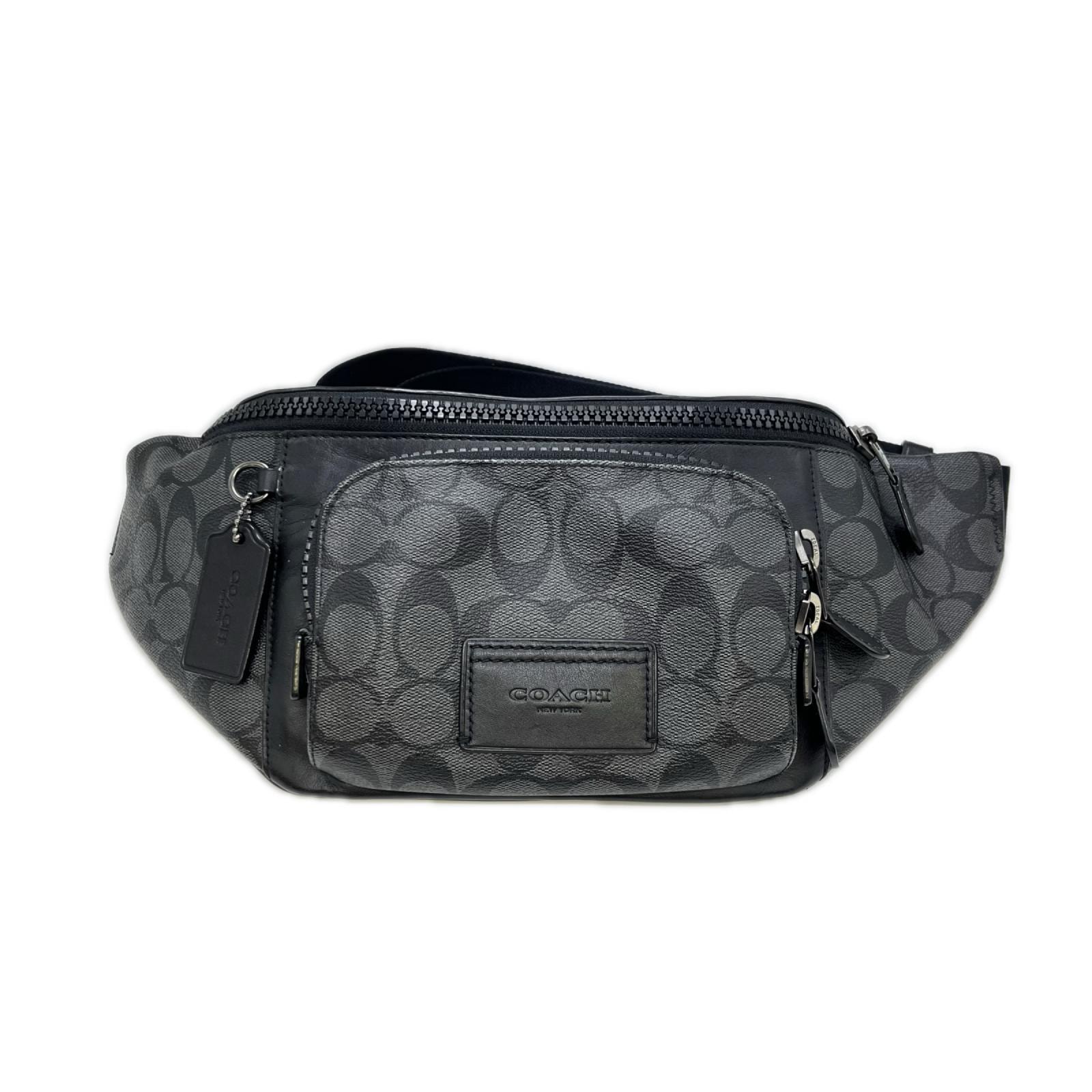 COACH コーチ ボディーバッグ シグネチャー C3765 ブラック