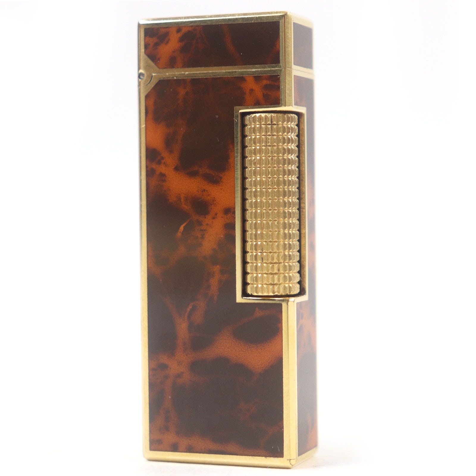 美品 ダンヒル
ライター ブラウン ゴールド メンズ