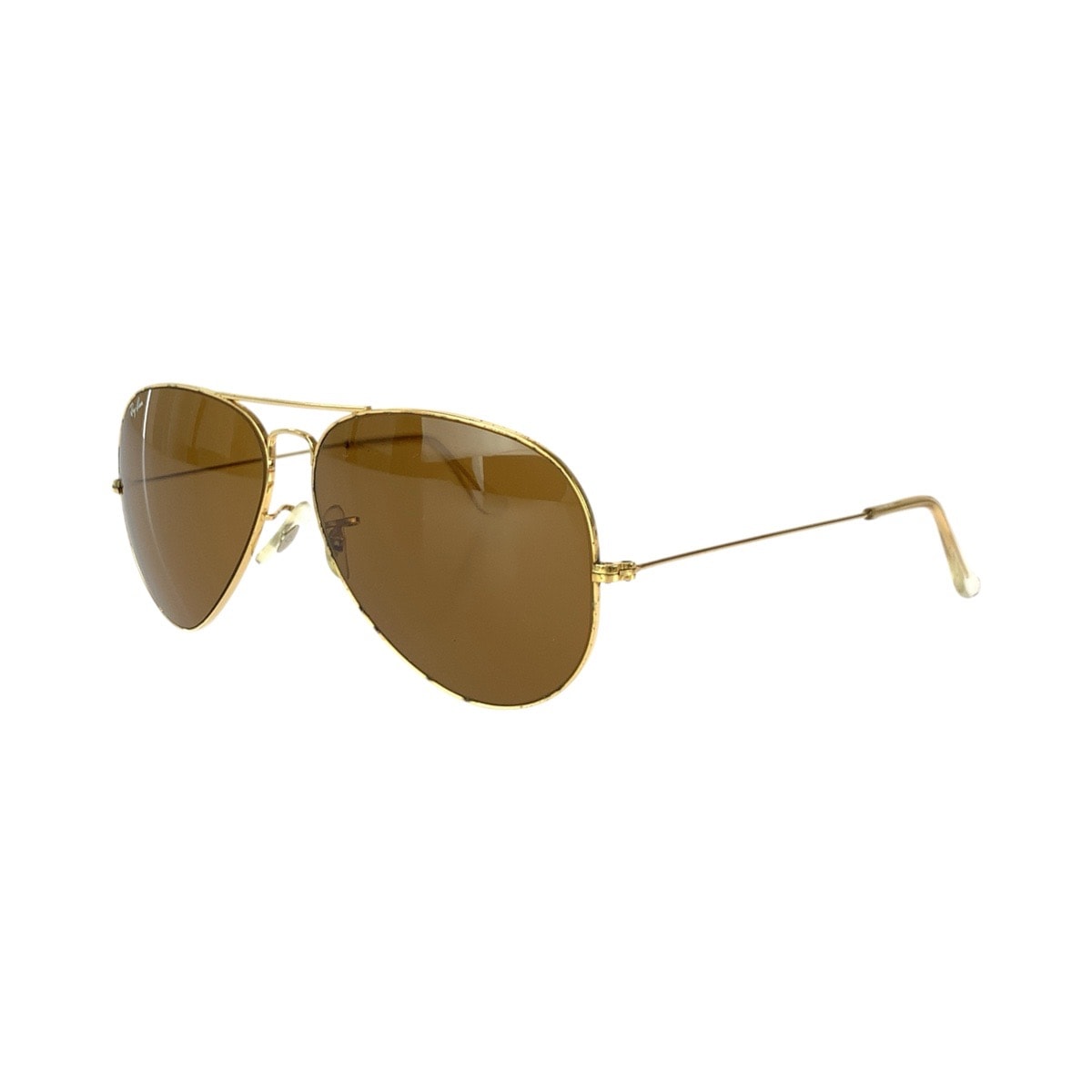 美品 Ray-Ban レイバン ヴィンテージ B&L RAY-BAN U.S.A ブラウン ゴールド金具 メタル サングラス メガネ 男女兼用 ティアドロップ 602487 【中古】