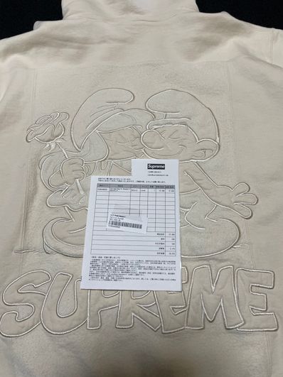Supreme / SmurfsTM Hooded Sweatshirt "Ivory"