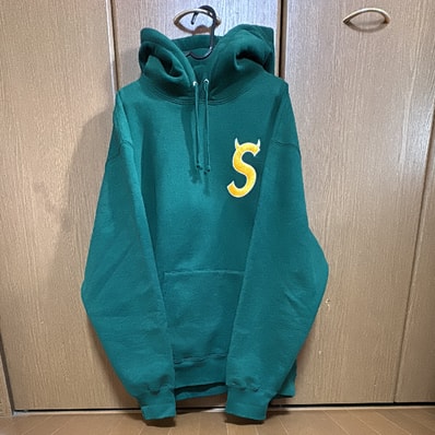 Supreme S Logo Hooded Sweatshirt "Dark Green" (22FW)