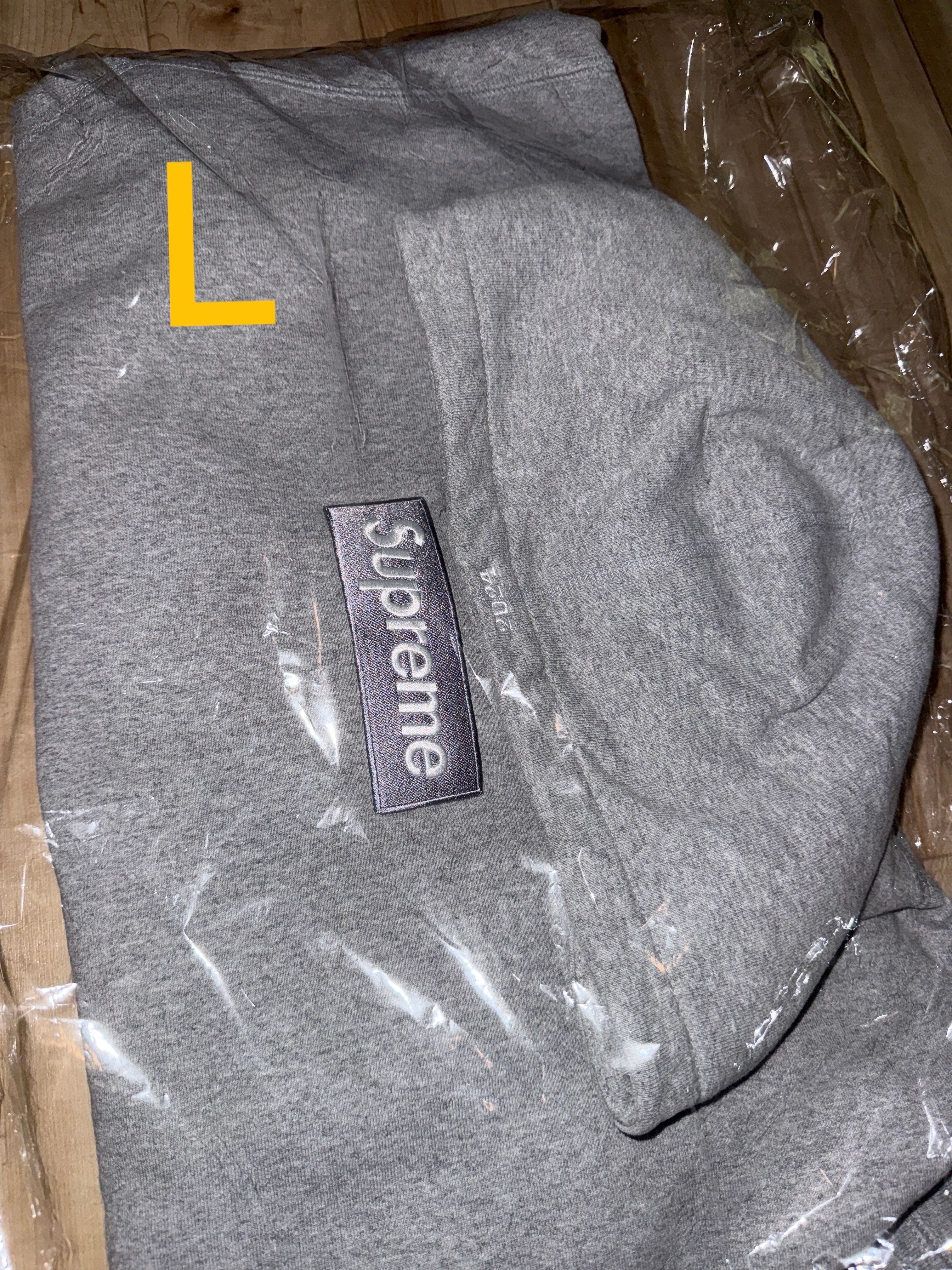 Supreme Box Logo Hooded Sweatshirt "Heather Grey" (24FW)