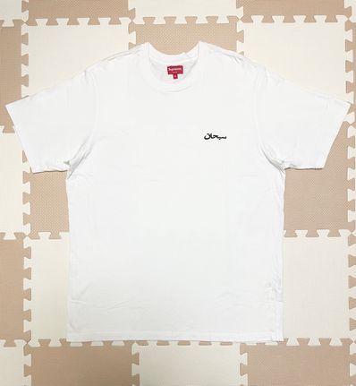 Supreme Arabic Logo Washed S/S Tee "White"