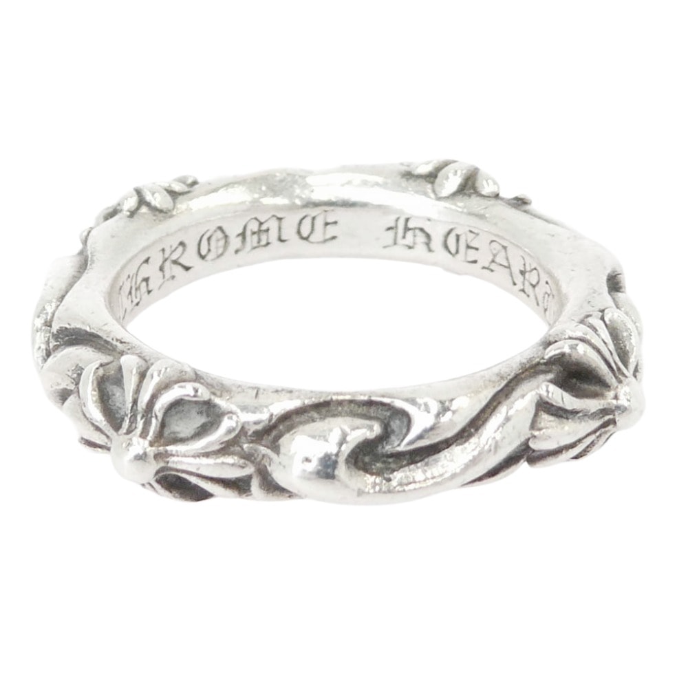 CHROME HEARTS クロムハーツ(原本無) リング SBT BAND SBTバンド リング シルバー系 14号【中古】