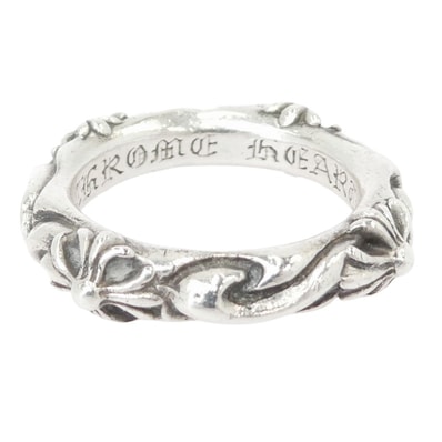 CHROME HEARTS クロムハーツ(原本無) リング SBT BAND SBTバンド リング シルバー系 14号【中古】