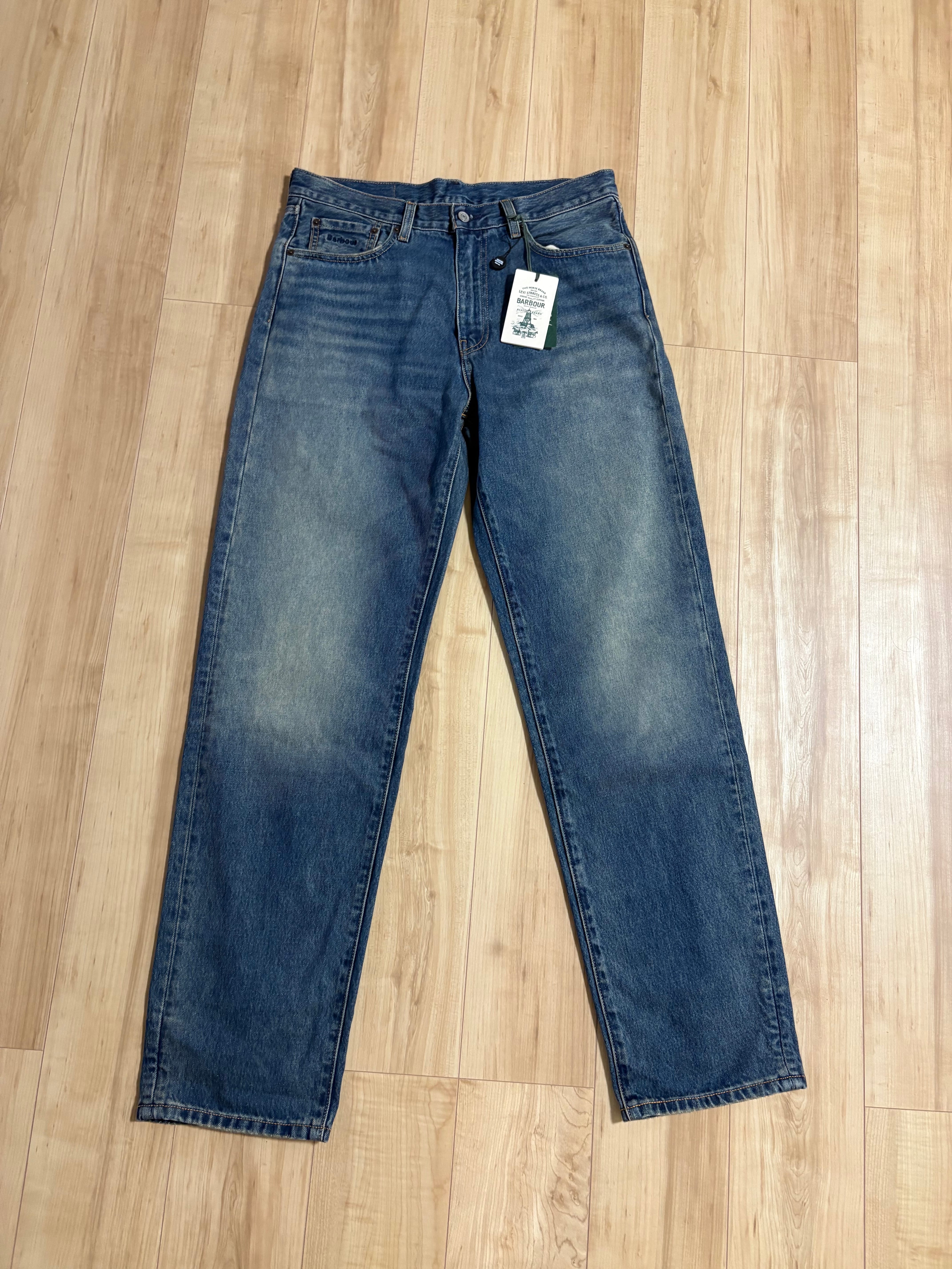 LEVI'S x Barbour 568 Loose Fit Jean "Washed Indigo"