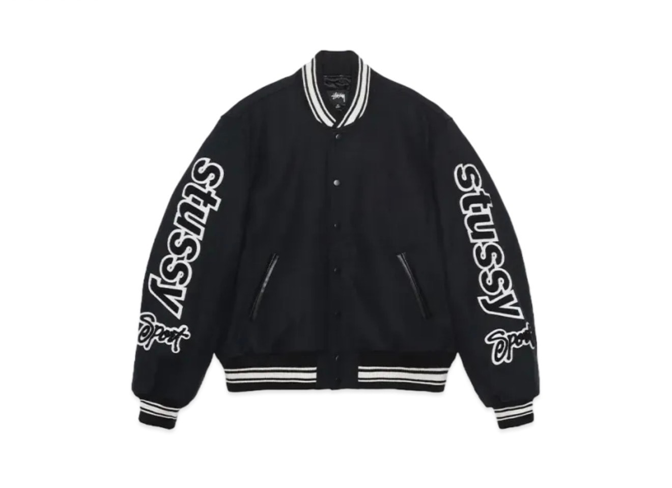 Stussy Varsity Jacket Competiton "Black"