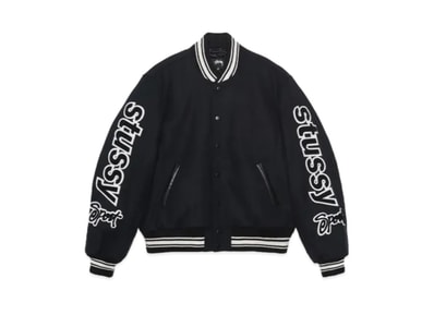 Stussy Varsity Jacket Competiton "Black"