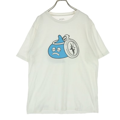 graniph グラニフ ドラゴンクエスト コラボ キャラクタープリント 半袖 Tシャツ M ホワイト系