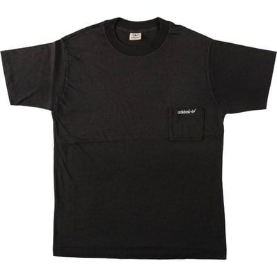 古着 80年代 アディダス adidas ロゴプリントTシャツ USA製 メンズL相当 ヴィンテージ/eaa672758