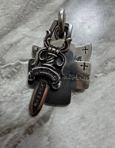 Chrome Hearts 3 Trinkets Pendant "Silver"