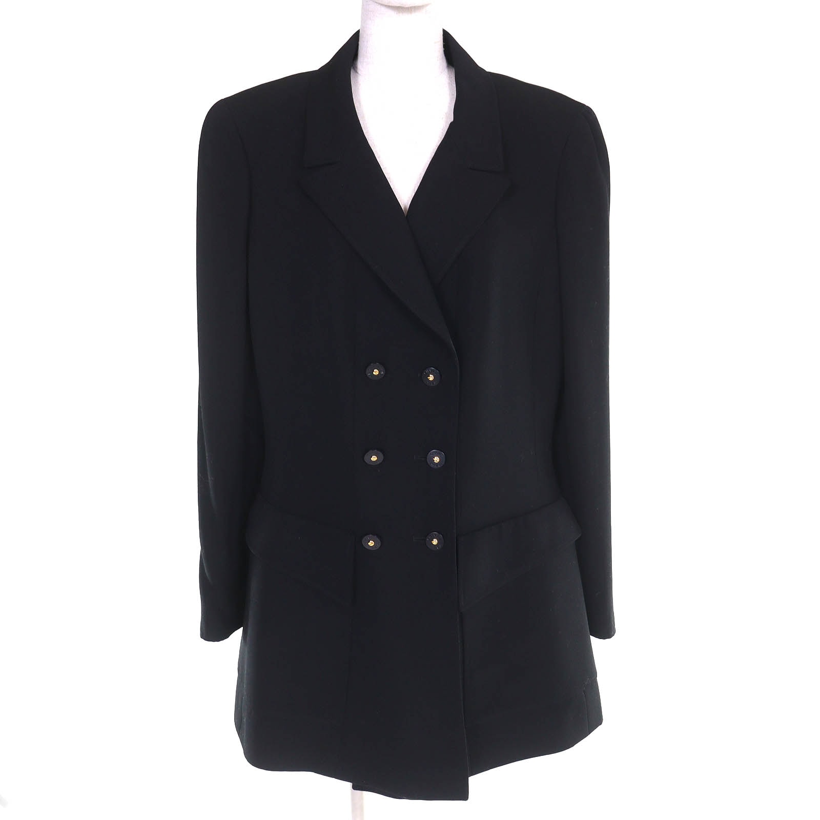 シャネル ヴィンテージ ダブルブレスト ジャケット 46 97P P07198
