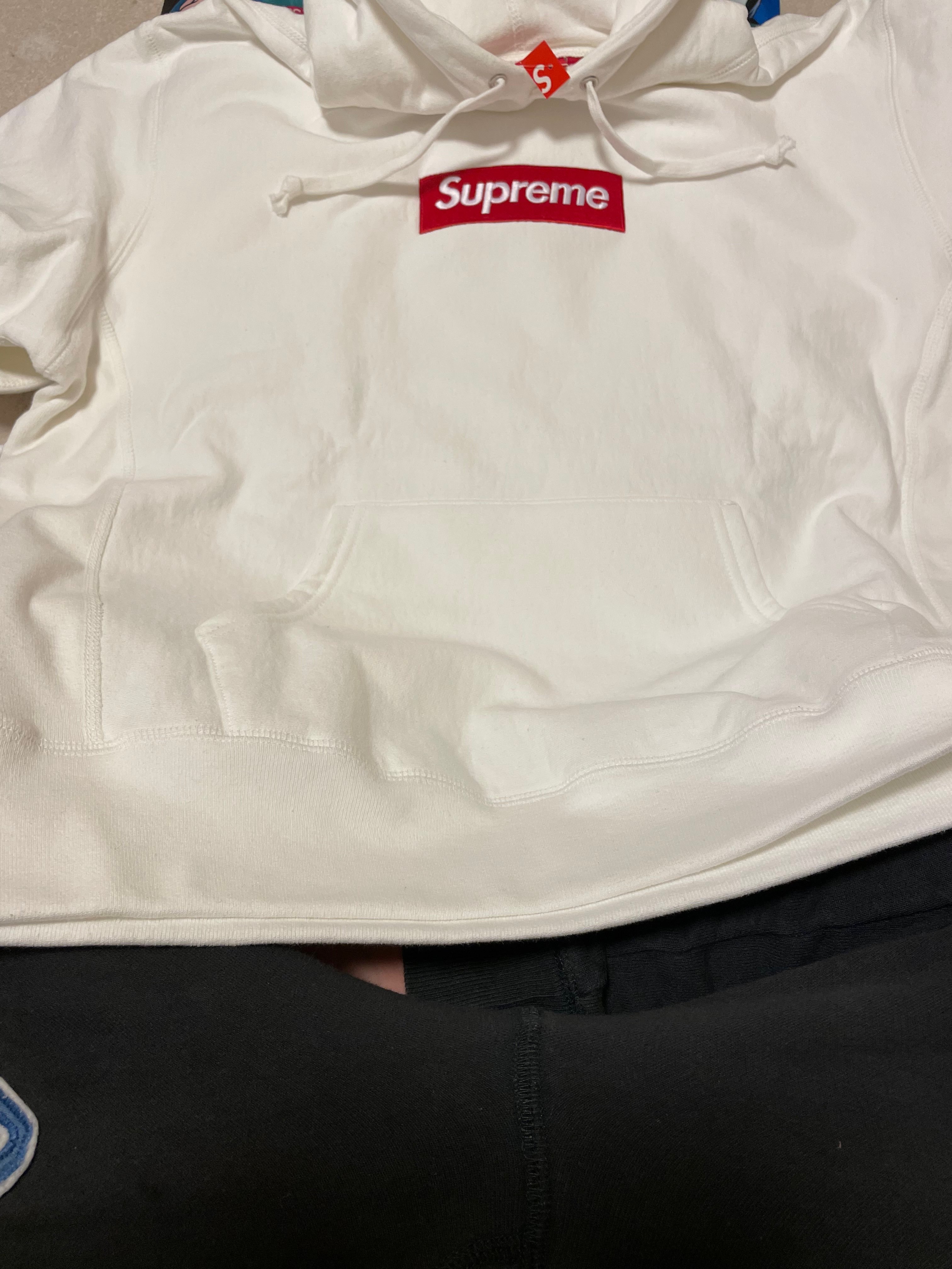 Supreme Box Logo Hooded Sweatshirt "White" (21FW)