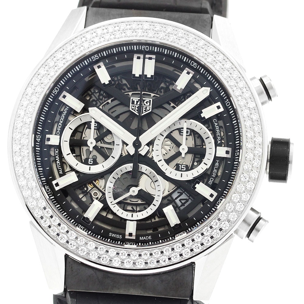 ☆極美品 タグホイヤー カレラ キャリバーホイヤー02 メンズ 【中古】