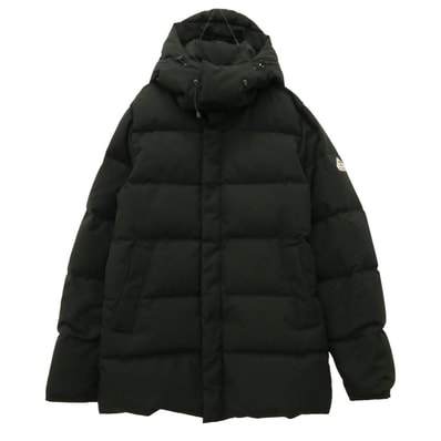 Pyrenex ピレネックス HMK010 Belfort Jacket ベルフォート ミドル丈 フーデッド ダウンジャケット ブラック系 M【中古】