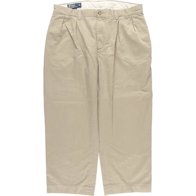 古着 ラルフローレン Ralph Lauren POLO by Ralph Lauren ツータック チノパンツ メンズw34相当/eaa522191