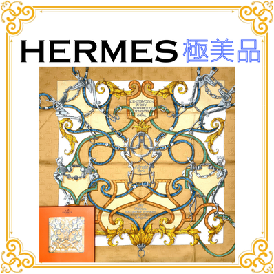 ✨️新品級 極美品✨️ エルメス カレ90 帝王学 レディース スカーフ シルク