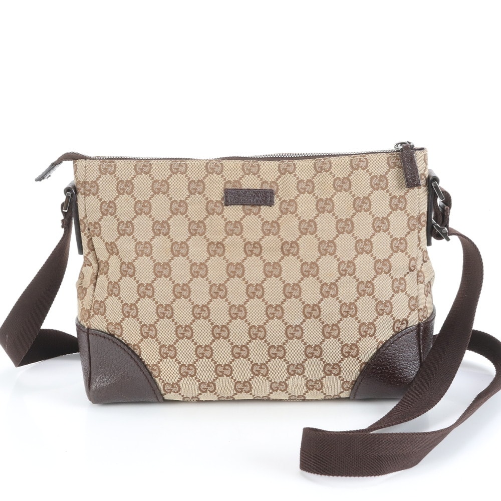■極美品 グッチ GGキャンバス 114273 ショルダーバッグ