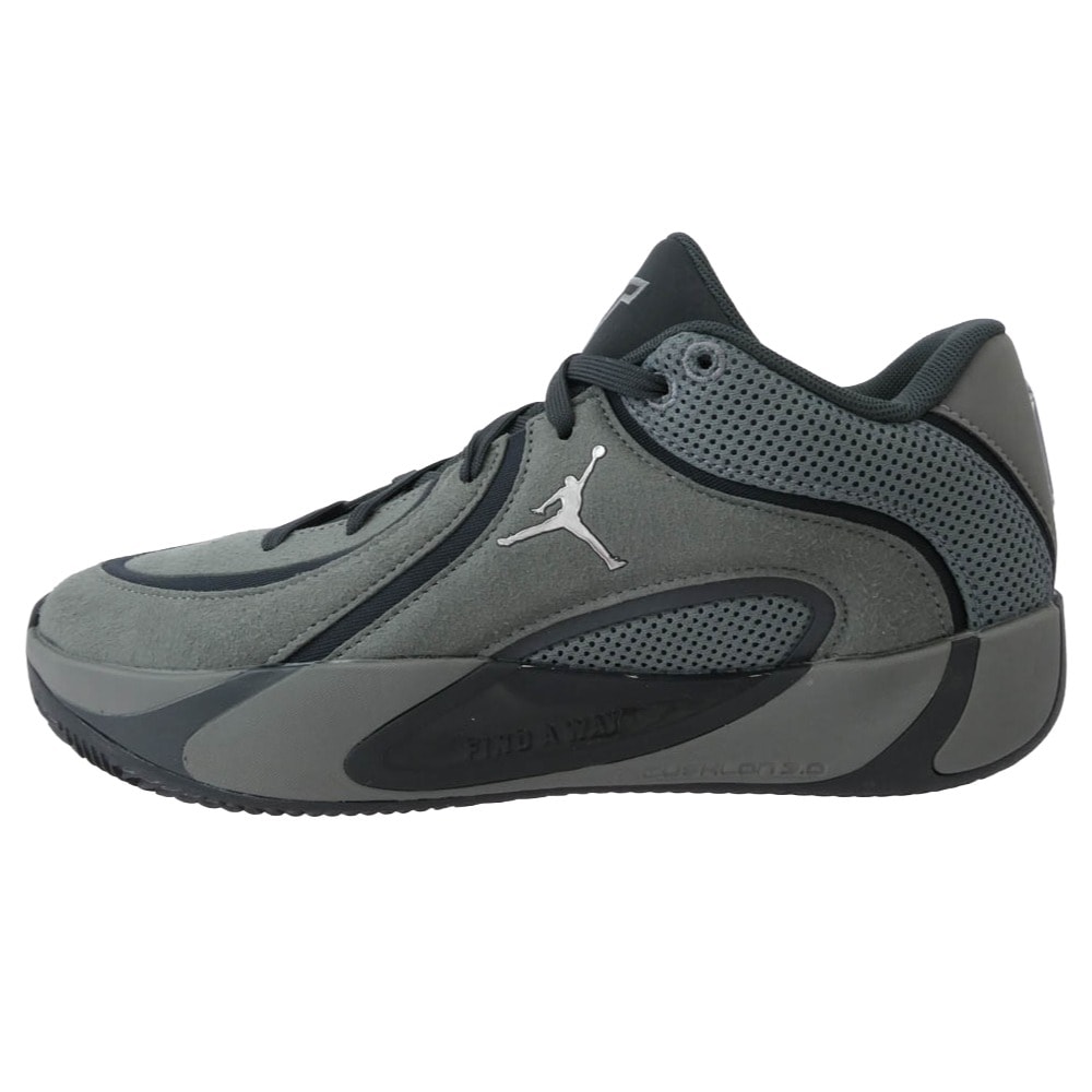 NIKE ナイキ スニーカー HQ4613-002 JORDAN BRAND JORDAN TATUM 4 PF SMOKE GREY テイタム 4 PF バスケットボールシューズ スニーカー グレー系 ブラック系 25.5cm【中古】