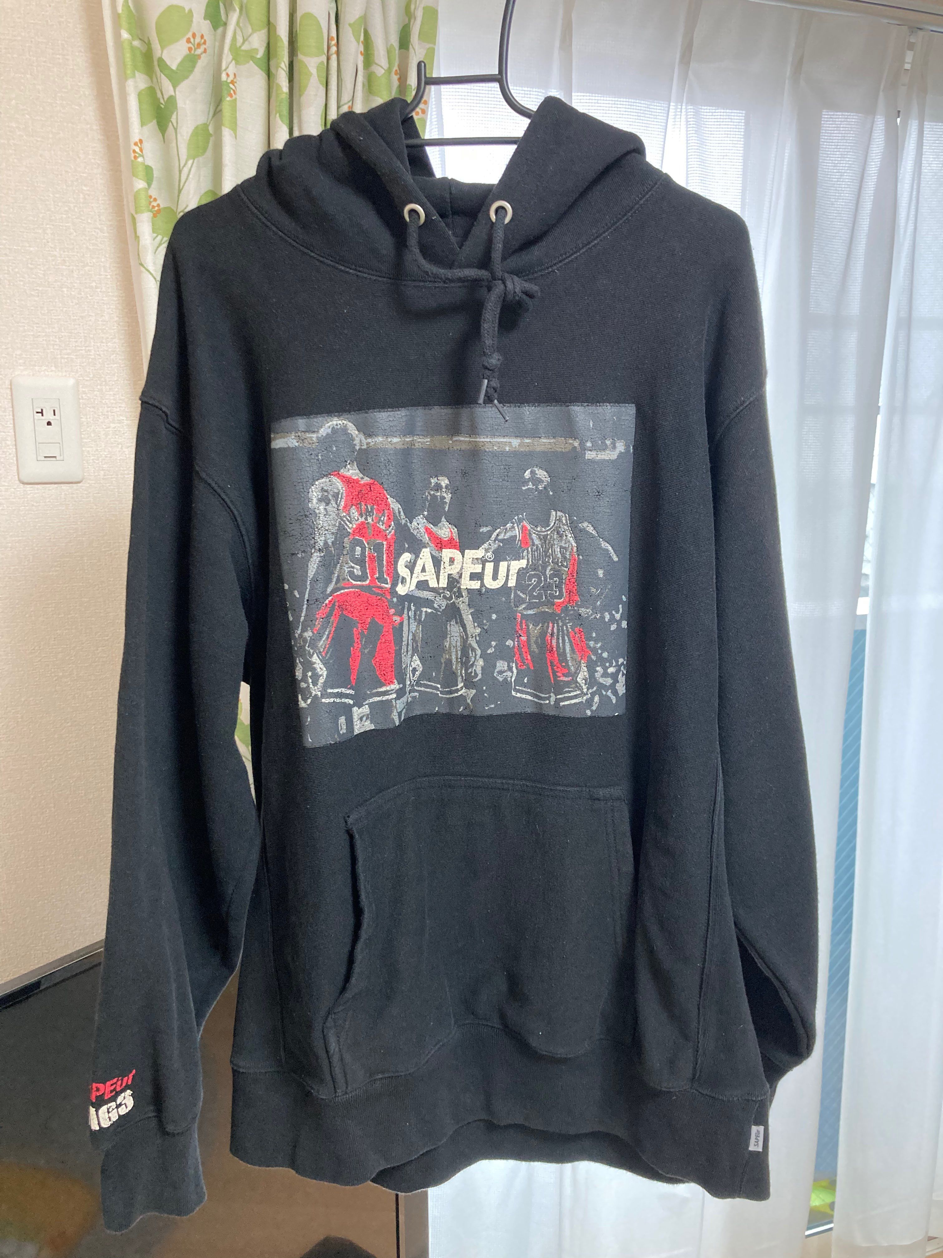 SAPEur BIG3 Classic Vintage HOODIE "Black"