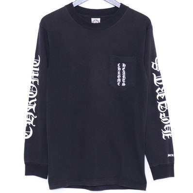 CHROME HEARTS オールド バックスクロールラベル アームロゴ ロングスリーブTシャツ
