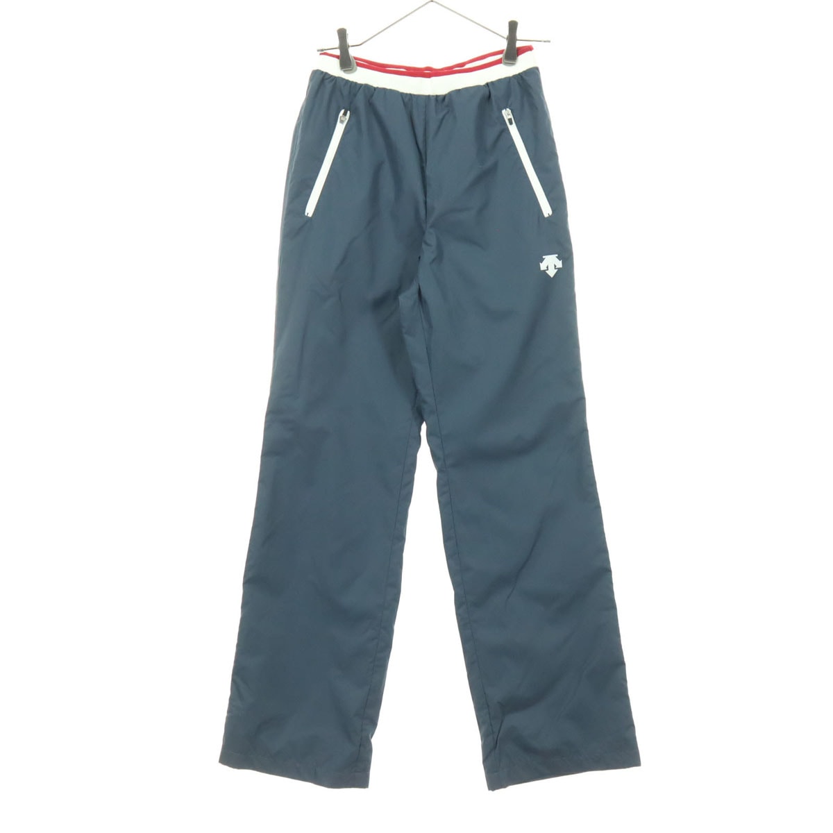 DESCENTE デサント ロゴプリント ロングパンツ L グレー